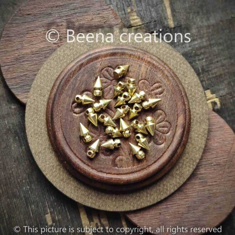 9MM Brass beads, Anchor beads