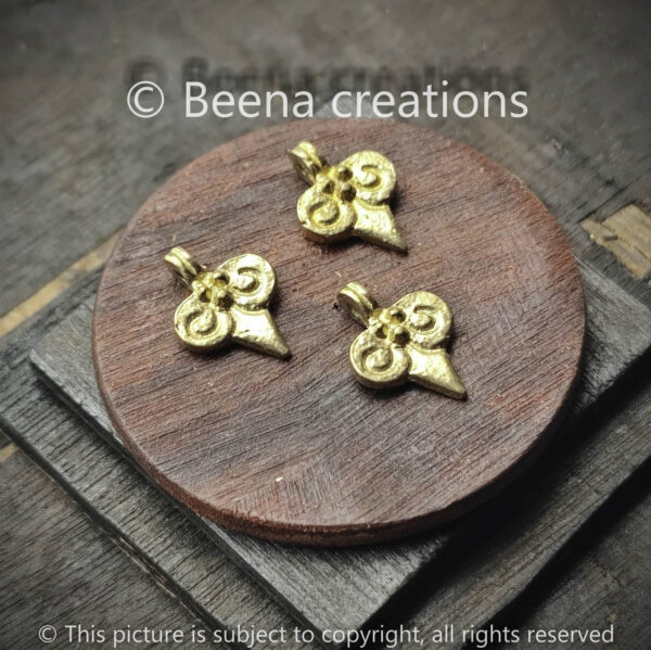 Brass charms, available in Brass and Silver filled, 22*16mm, Z1