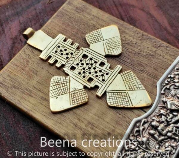 Big Brass charms, BBP36, Brass charms for macrame making