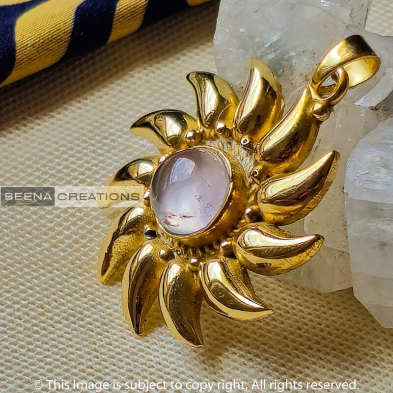 Beautiful Rose quartz pendent