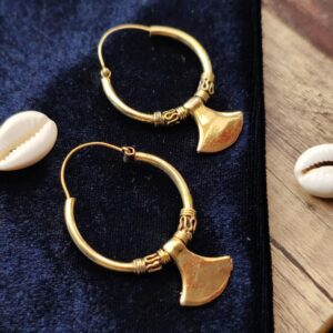 Brass Earrings, Ethnic Earrings