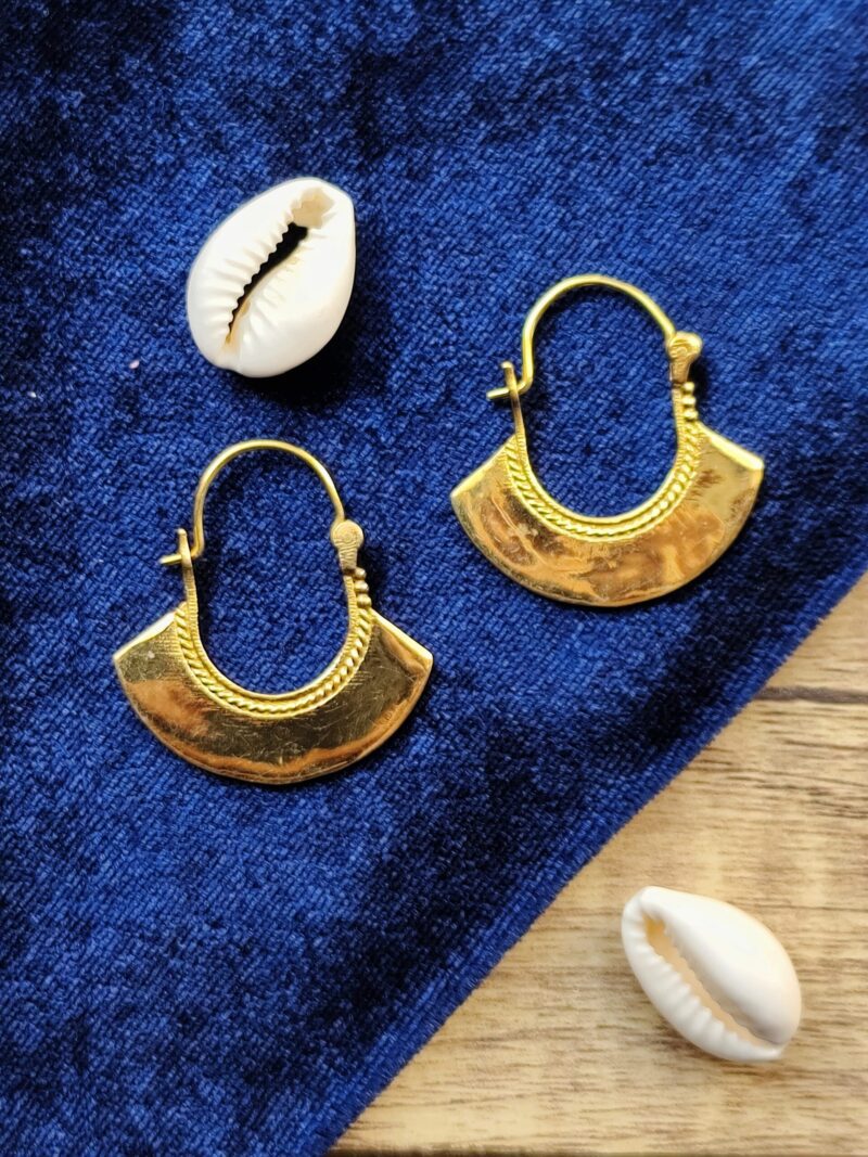 Brass Earrings, Ethnic Earrings