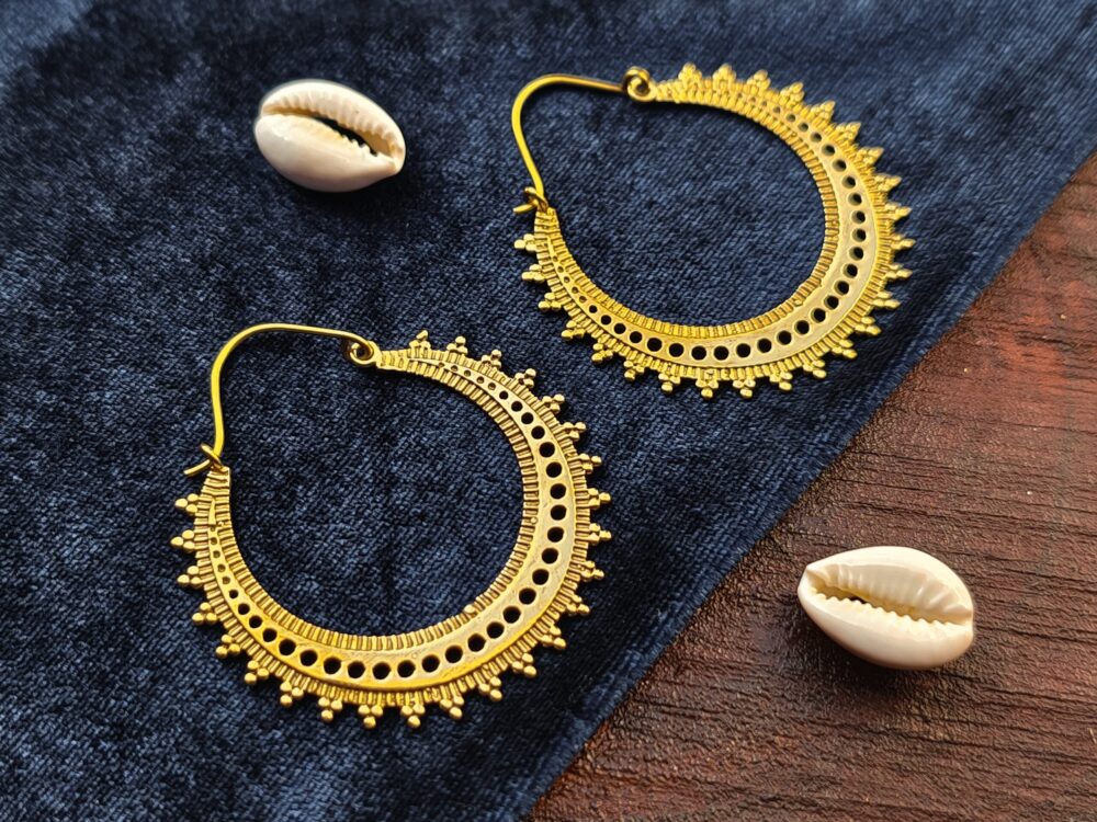 Brass Earrings, fashion Earrings
