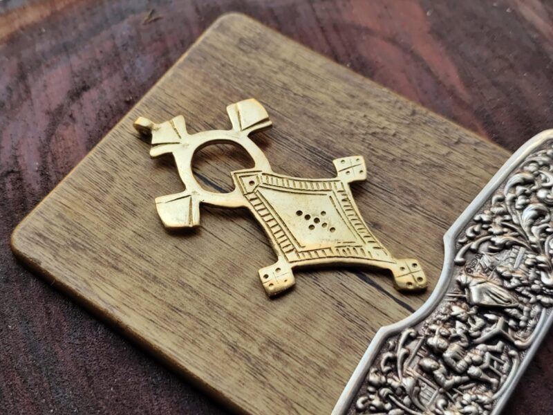 Big Brass charms, BBP24, Brass charms for macrame making