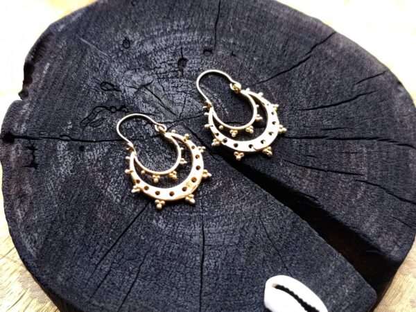 Brass Earrings, Ethnic Earrings