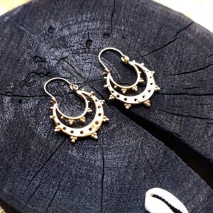 Brass Earrings, Ethnic Earrings