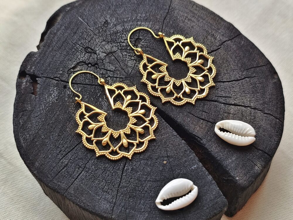 Brass Earrings, Attractive Earrings