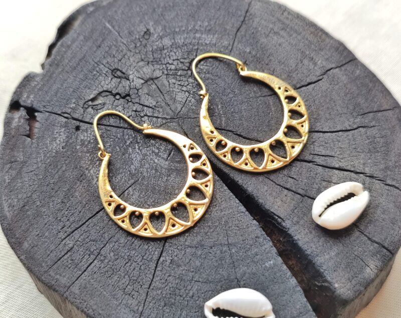 Brass Earrings, Attractive Earrings