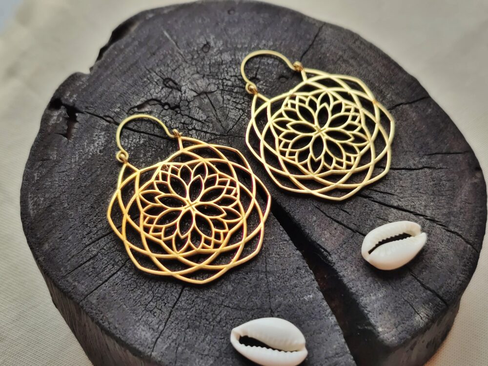 Brass Earrings, Attractive Earrings