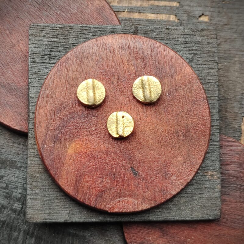 Round Brass Coin Charms