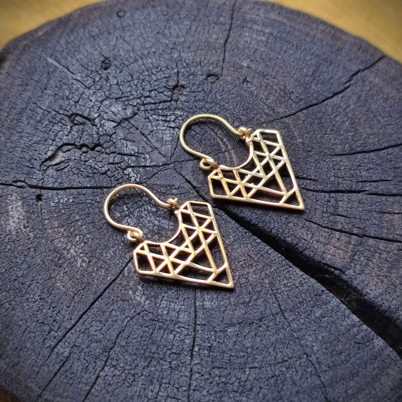 Brass Earrings, Attractive Earrings