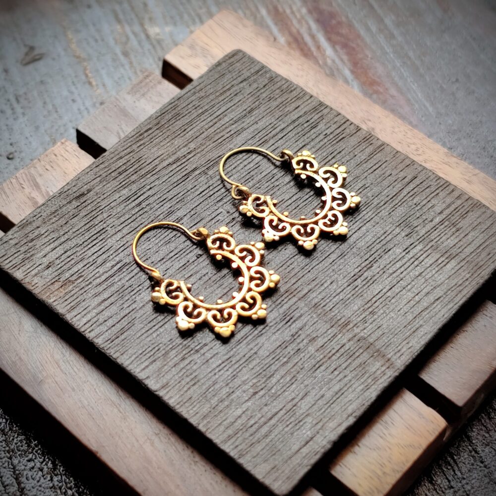Brass Earrings, Attractive Earrings
