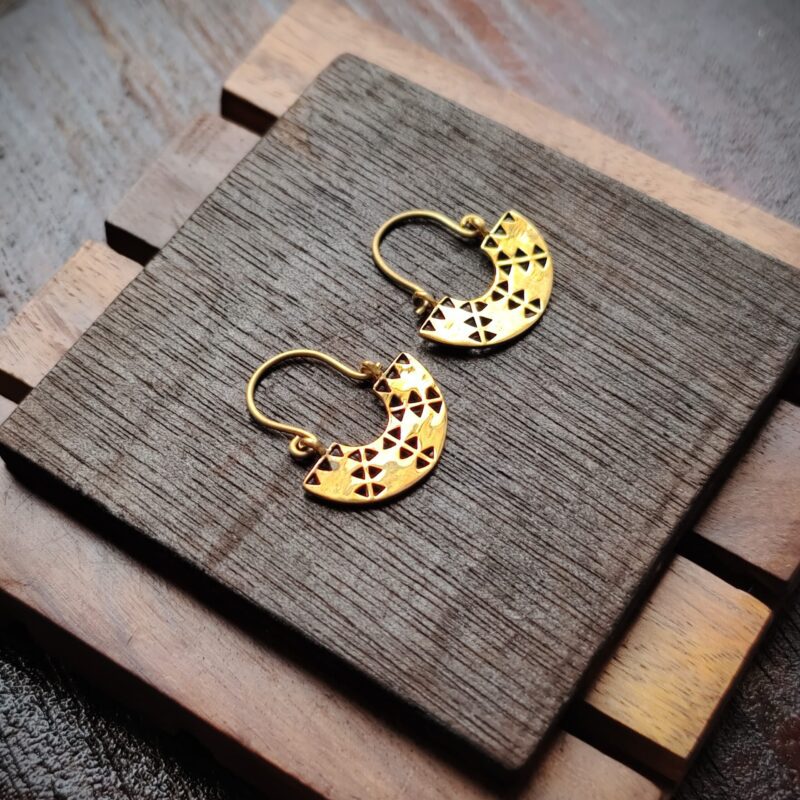 Brass Earrings, Attractive Earrings