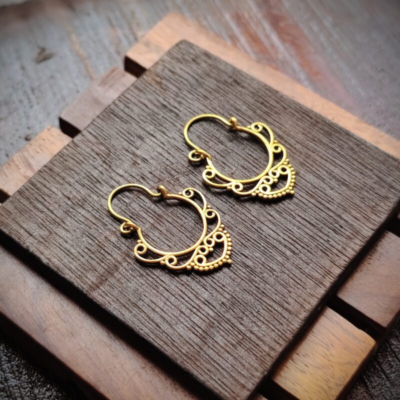 Brass Earrings, Attractive Earrings