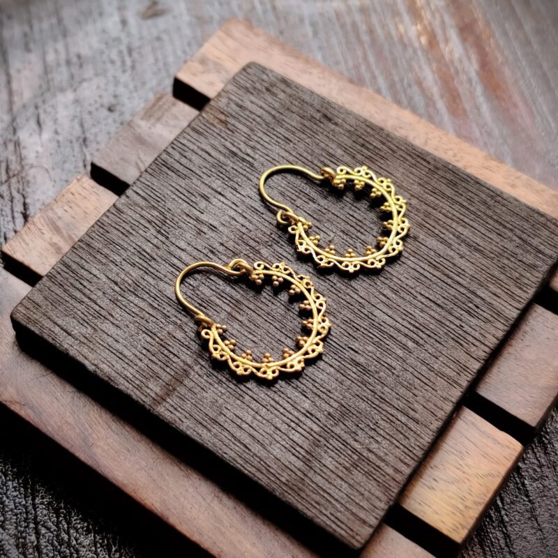 Brass Earrings, Attractive Earrings