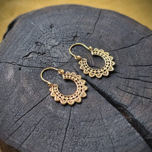 Brass Earrings, Attractive Earrings