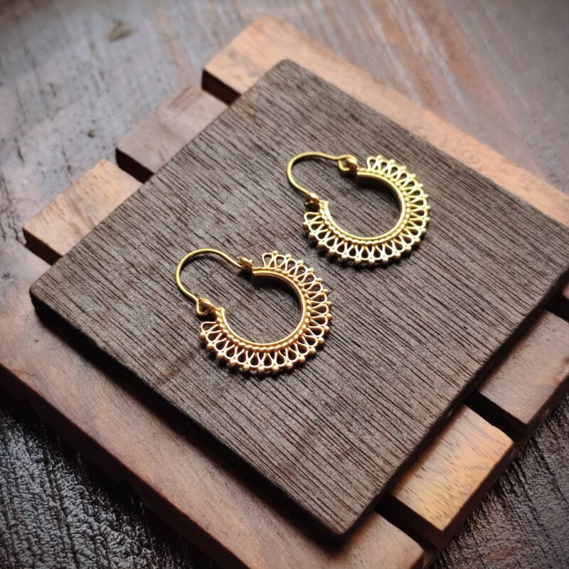 Brass Earrings, Attractive Earrings