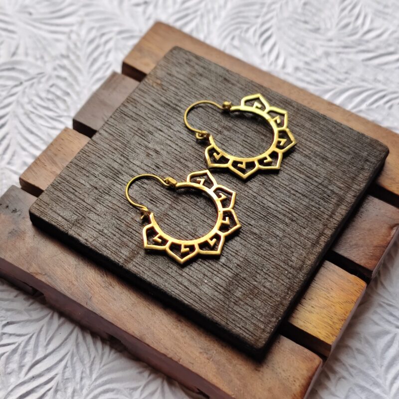 Brass Earrings, Fashion Earring