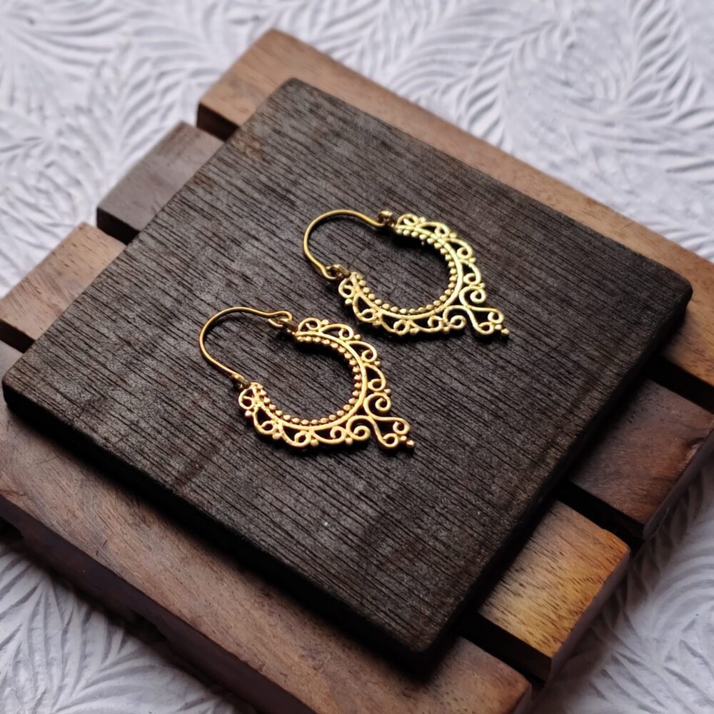 Brass Earrings, Fashion Earring