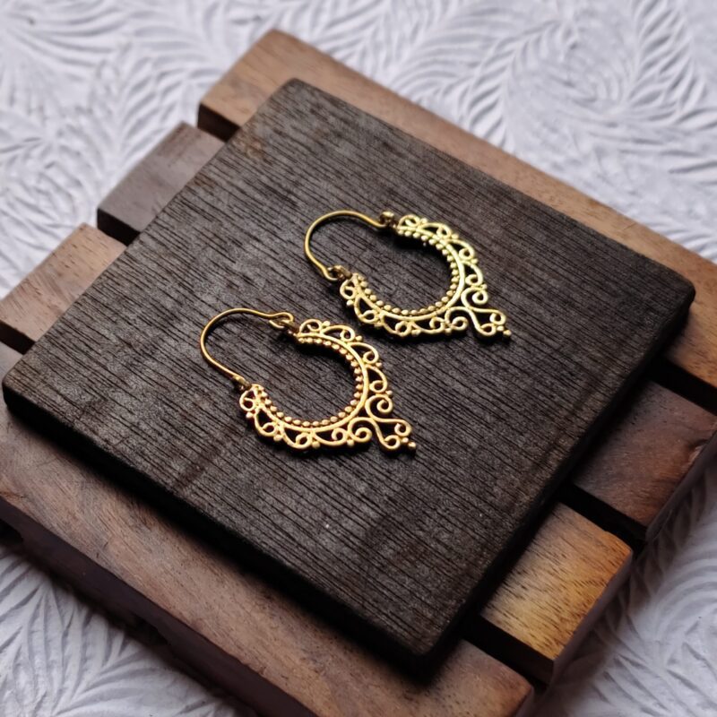 Brass Earrings, Fashion Earring