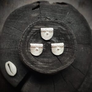 Attractive Brass charms, Available in Brass and Silver filled, 14*14mm, Z23 - Silver filled, *12 pieces