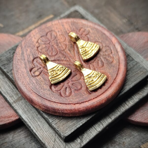 Triangle Brass charms, Available in Brass and Silver filled, 19*13mm, Z16