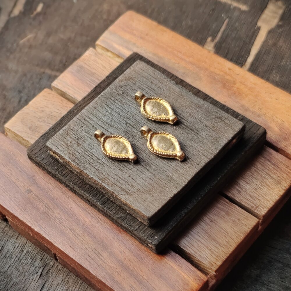 Brass charms, Available in Brass and Silver filled, 19X9mm, Z35