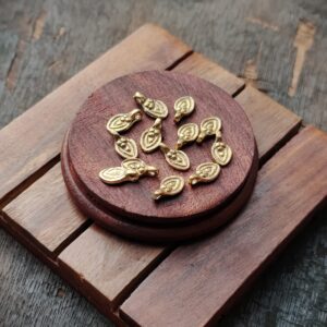 Brass charms, Available in Brass and Silver filled, 15x10mm, Z45 - Brass, *36 pieces
