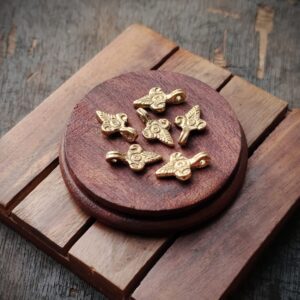 Brass charms, Available in Brass and Silver filled, 20X12mm, Z48 - Brass, *36 pieces