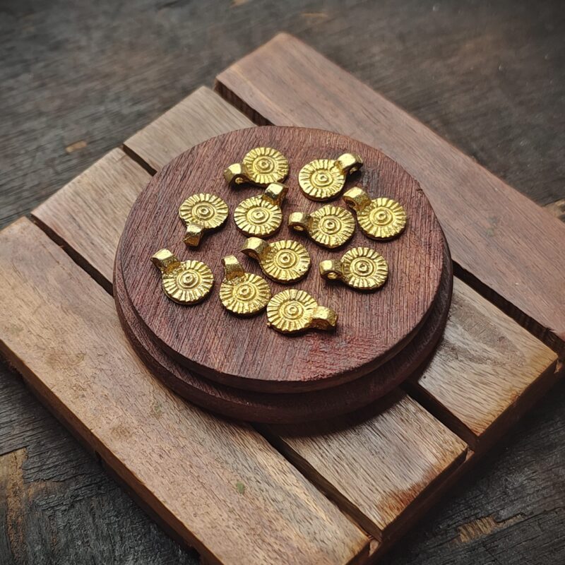 Brass charms, Available in Brass and Silver filled, 14X10mm, Z49