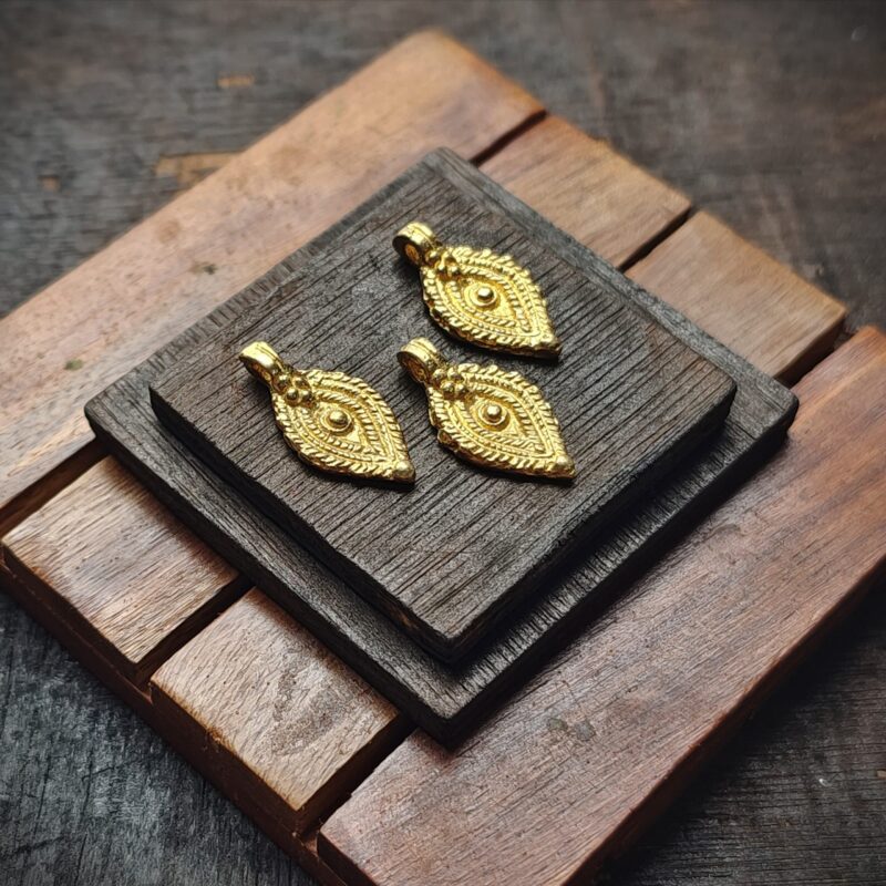 Brass charms, Available in Brass and Silver filled, 25*13mm, Z54