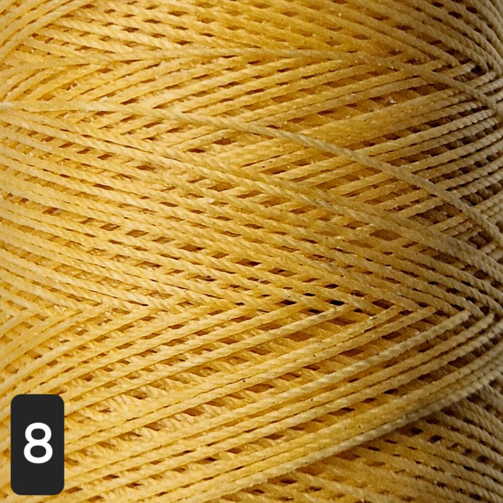 Yellow 1 mm waxed thread, 1 mm macrame cord, 5 meter / 10meter / 100meter, cords for macrame and jewelry making, micro macrame string.