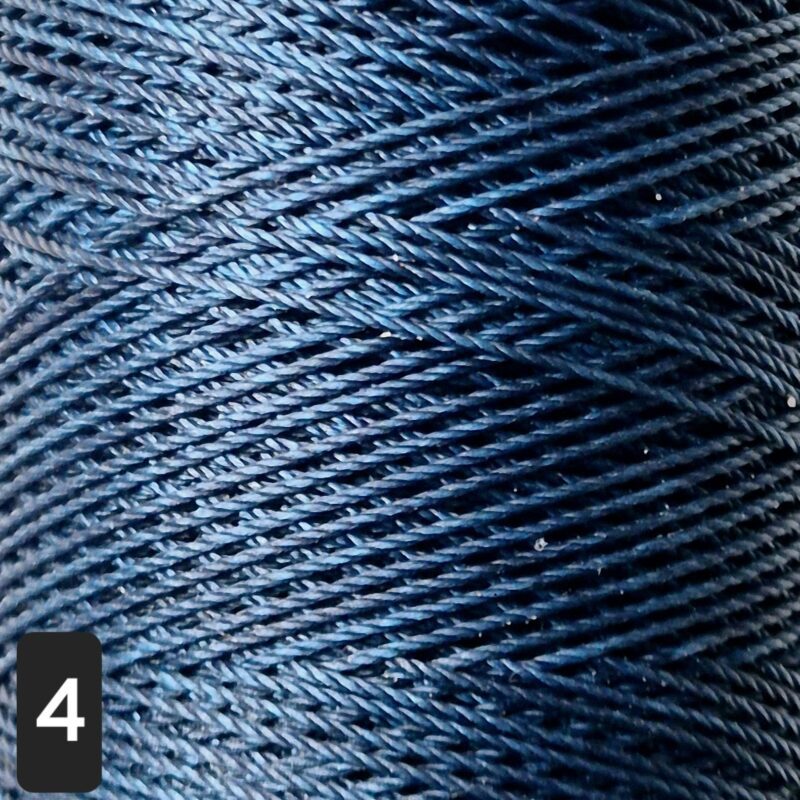 Dark Blue 1 mm waxed thread, 1 mm macrame cord, 5meter /10meter /100meter, cords for macrame and jewelry making, micro macrame string.