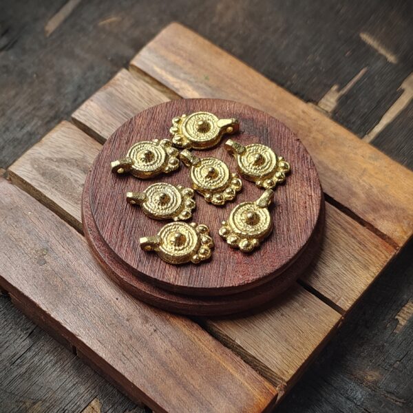 Brass charms, Available in Brass and Silver filled, 19*12mm, Z63