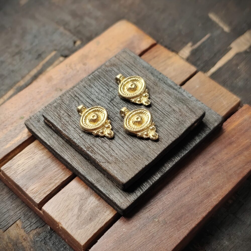 Brass charms, Available in Brass and Silver filled, 21*13mm, Z64