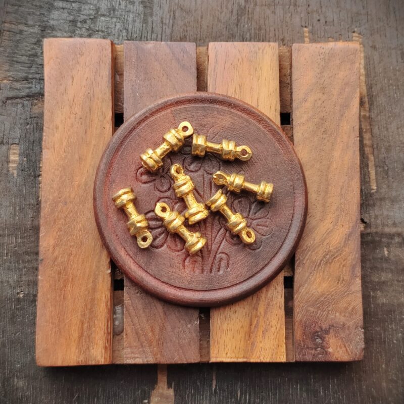 Brass charms, Available in Brass and Silver filled, 20*7mm, Z80