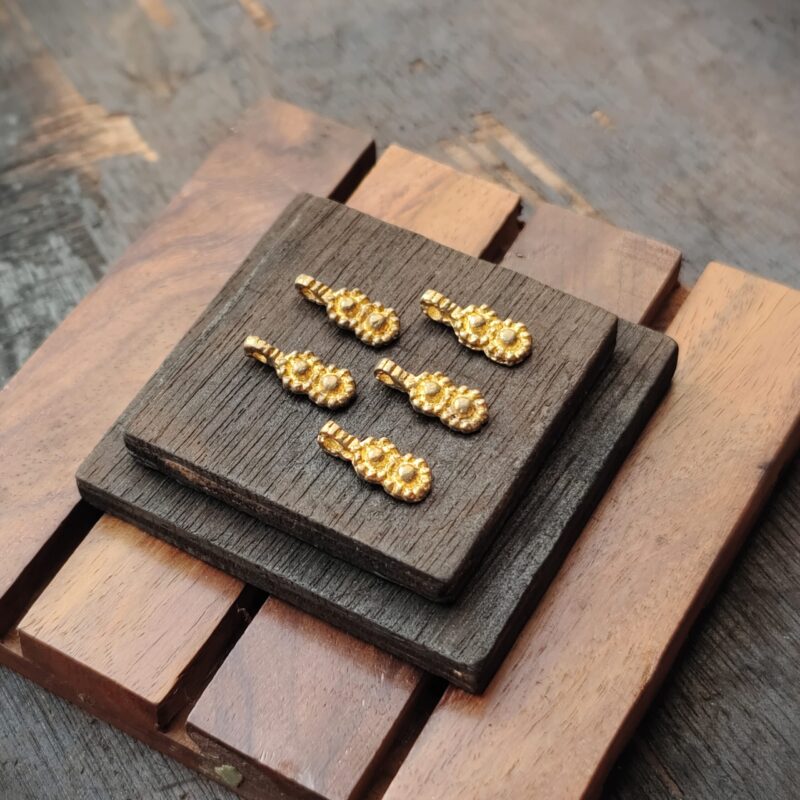 Brass charms, Available in Brass and Silver filled, 17*7mm, Z82