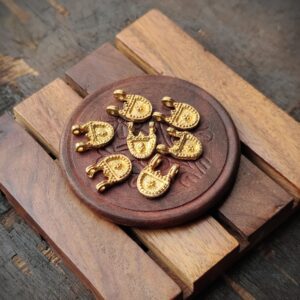 Brass charms, Available in Brass and Silver filled, 16*12mm, Z83 - Brass, *18 pieces