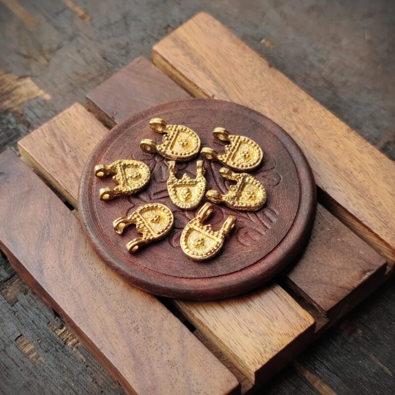 Brass charms, Available in Brass and Silver filled, 16*12mm, Z83