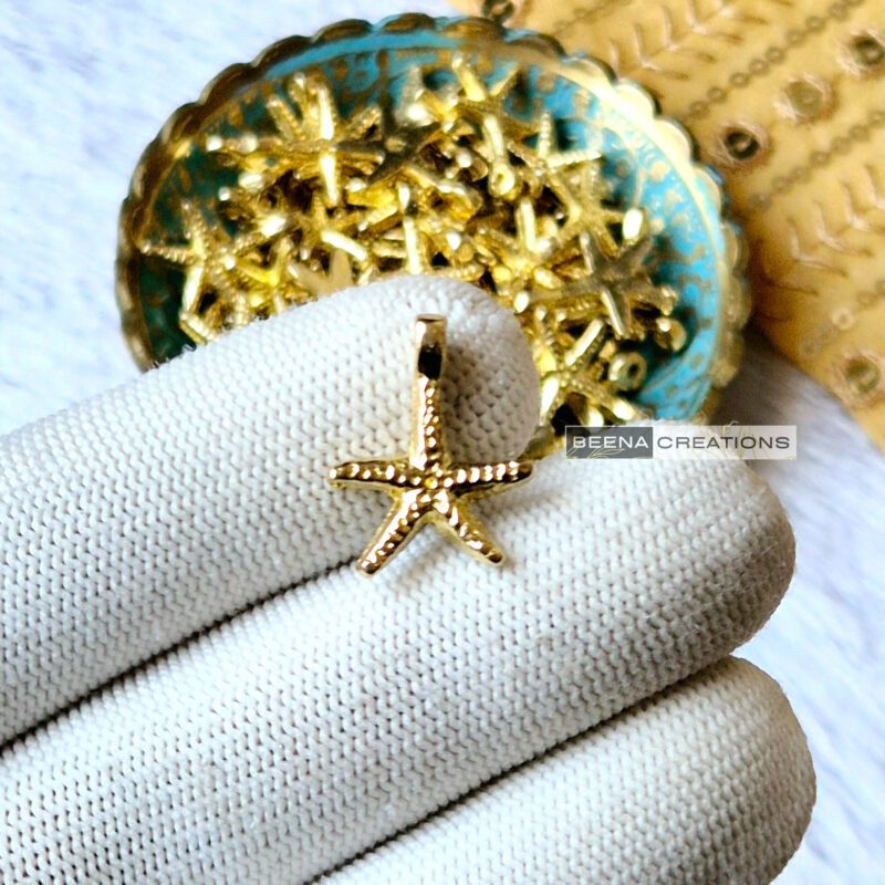 Starfish Brass Charms