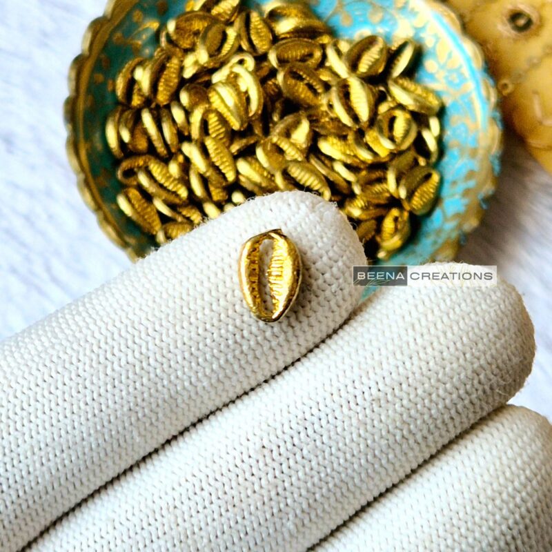 Cowrie Shell Brass Charms