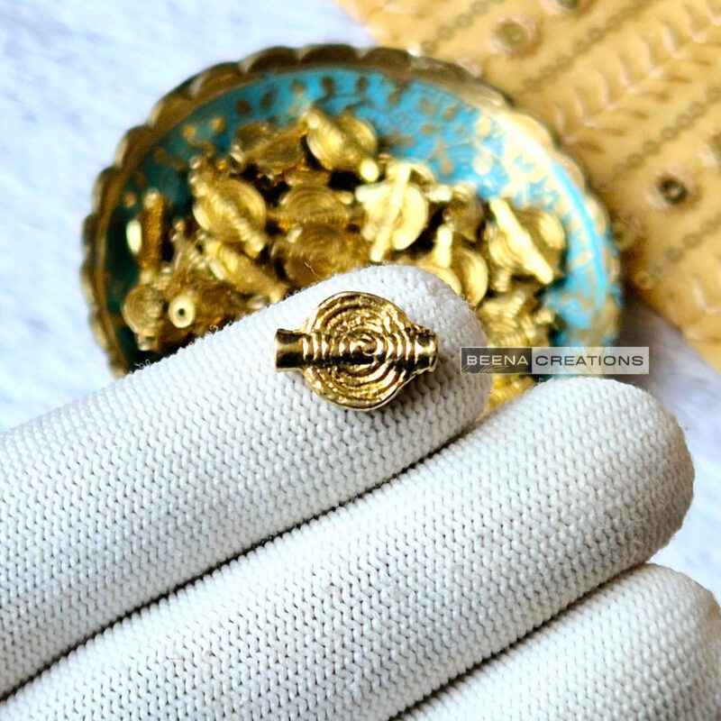 Spiral Core Brass Charms