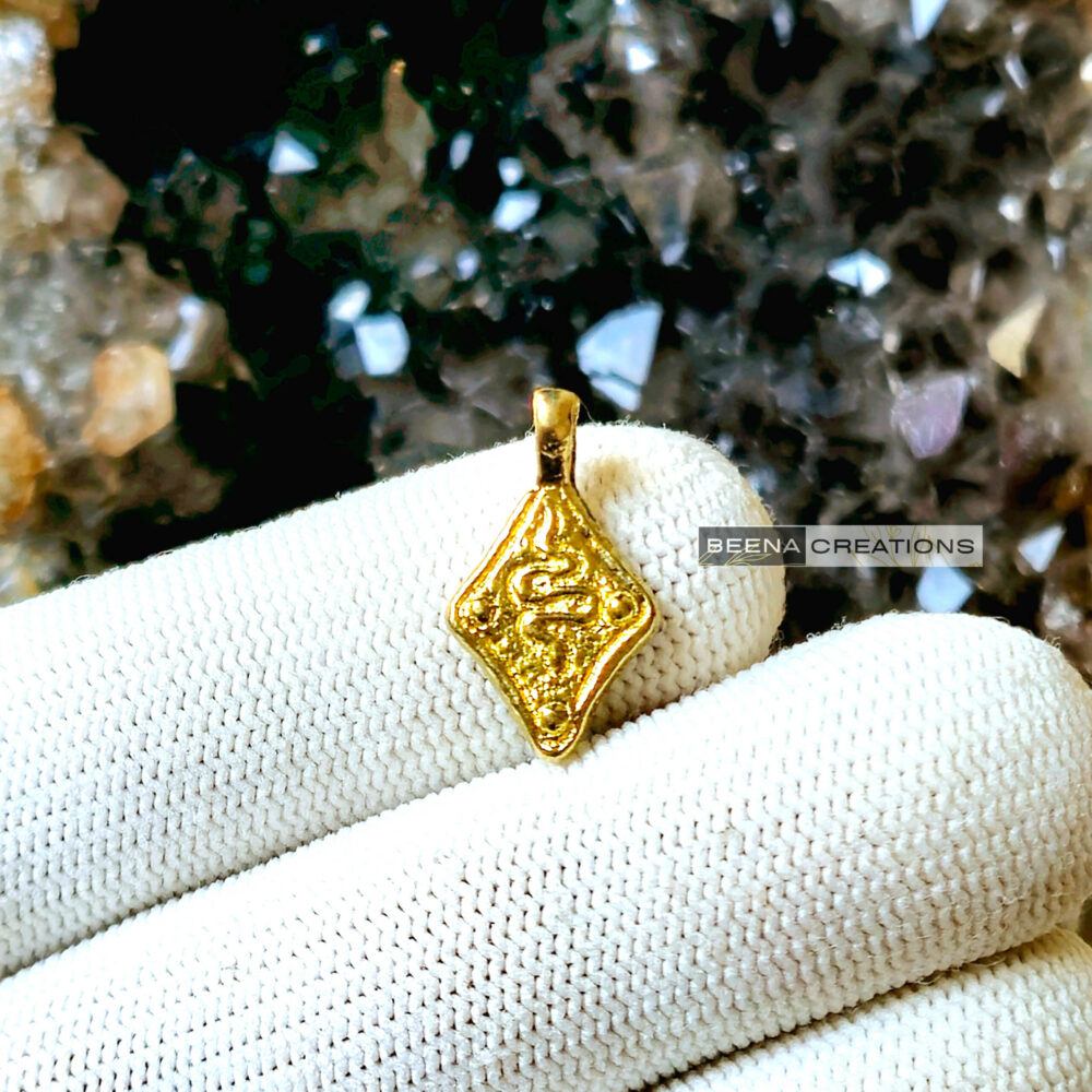 Snake Motif Brass Charms