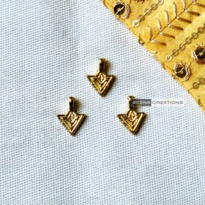Arrowhead Brass Charms - Brass, *18 pieces
