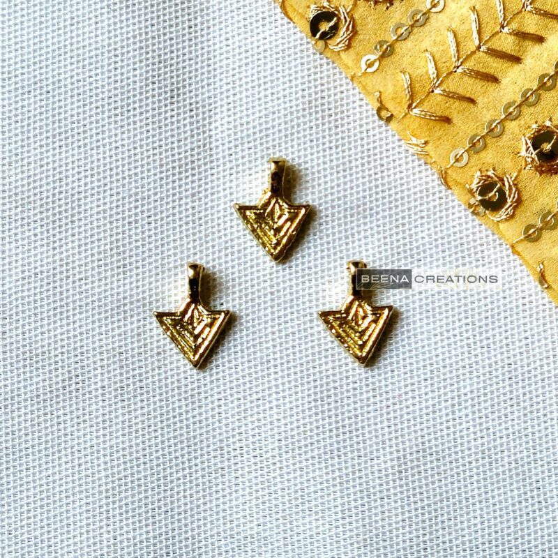 Arrowhead Brass Charms