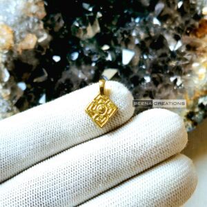 Geometric Brass Charms - Brass, *36 pieces