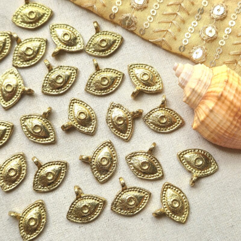 Eye Symbol Brass Charms